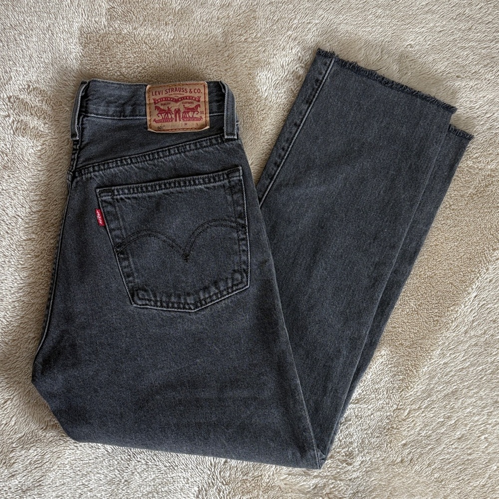 Levi's 501 Women’s Black Wash Jeans W25 L26